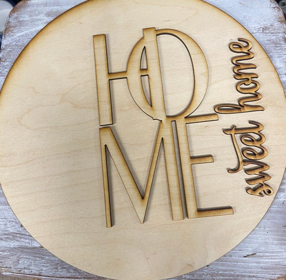 DIY Home sweet home sign