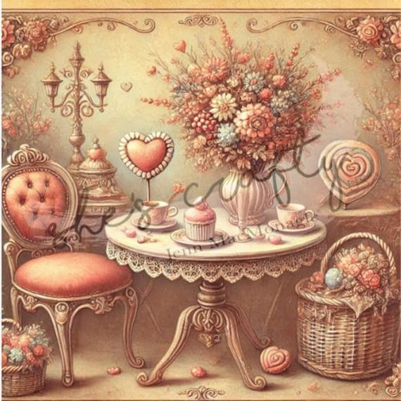 Valentines Day Cafe Digital Download Bundle Not a Physical Item