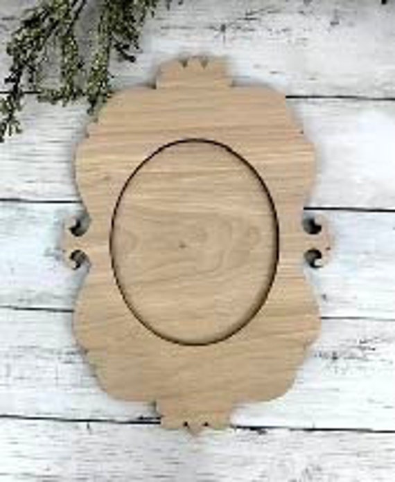 Wooden Vintage Insipred Photo Frames (UNPAINTED and UNASSEMBLED)