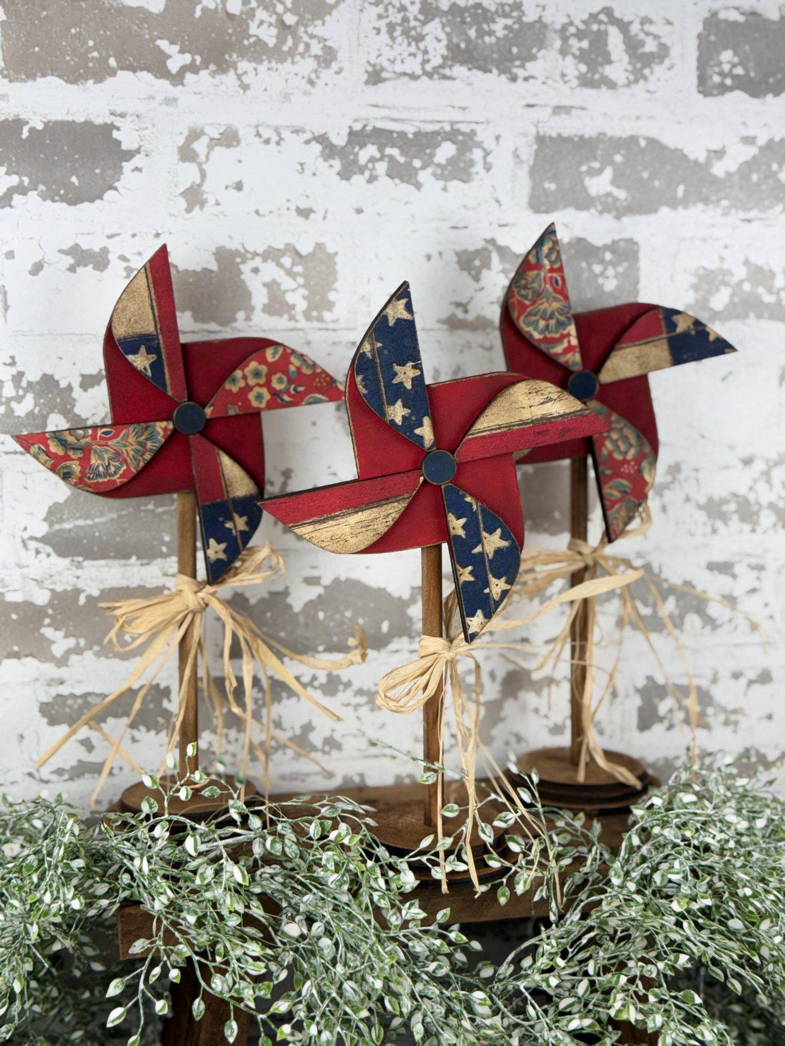 Wooden Primitive Inspired Pinwheel UNPAINTED / Unassembled DIY Kit ...