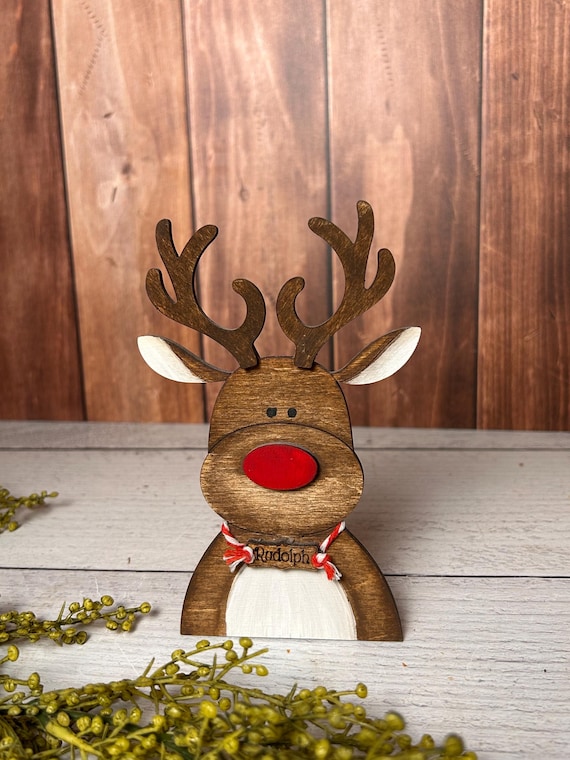 Reindeer Shelf sitters Order your favorite or ALL 9 Reindeer DIY UNPAINTED