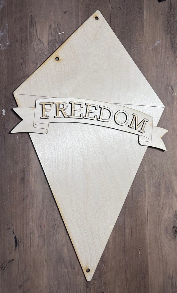 DIY LARGE Freedom Kite (unpainted)