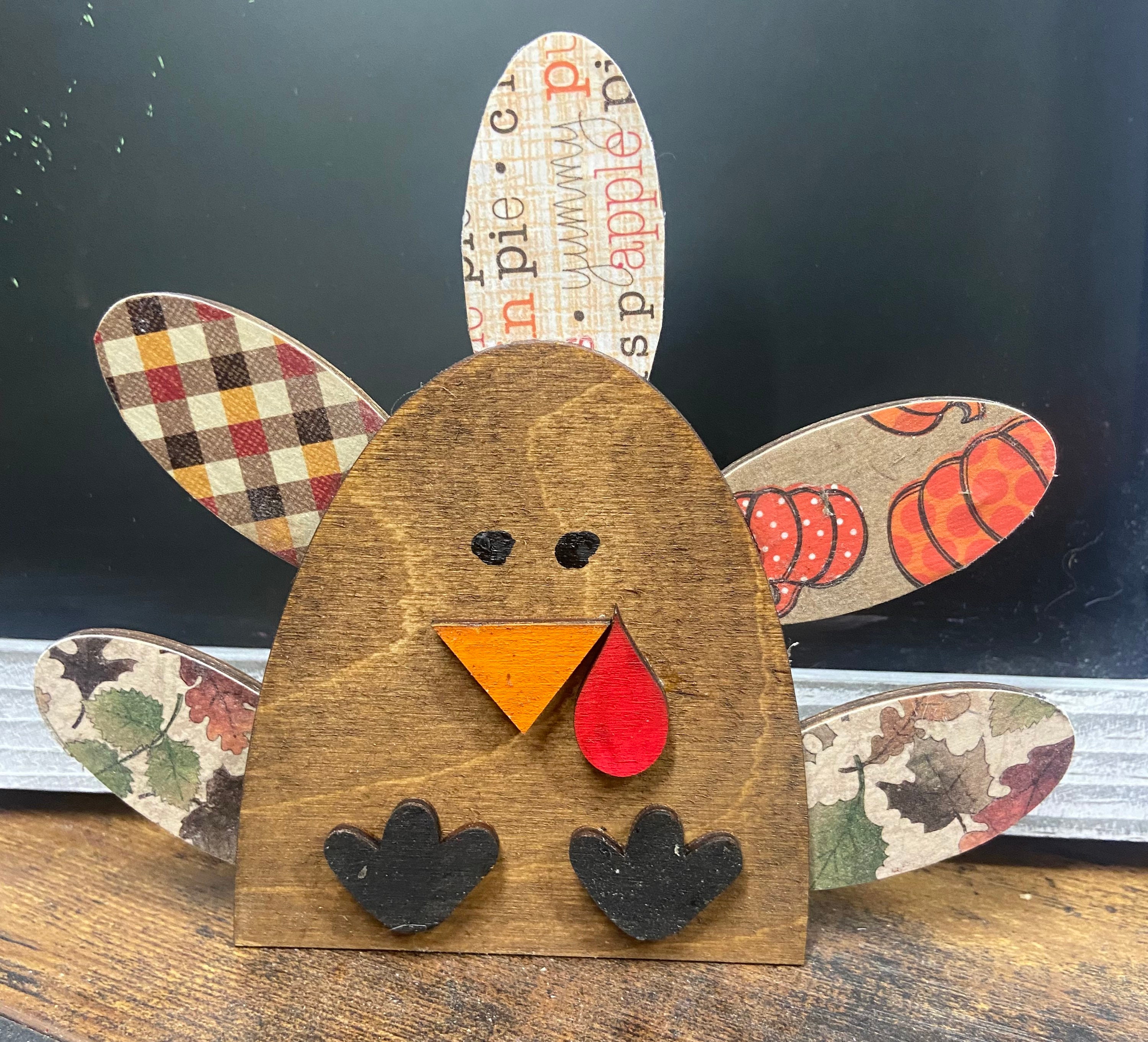 Giblet the Turkey DIY Unpainted Etsy