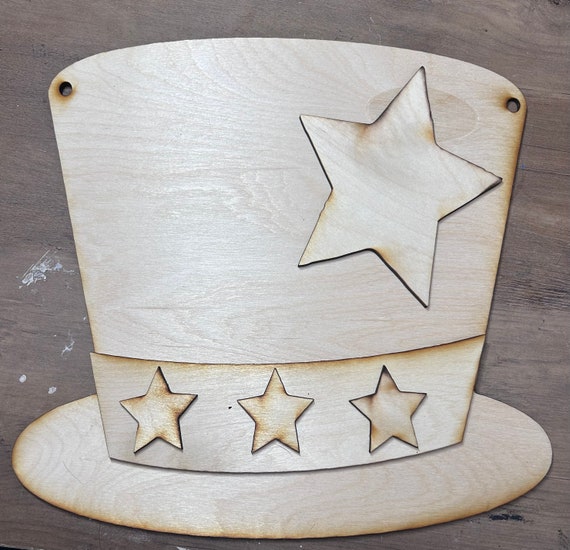 LARGE Uncle Sam’s Hat Unpainted