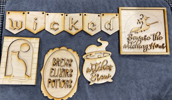 DIY Wicked Halloween tray