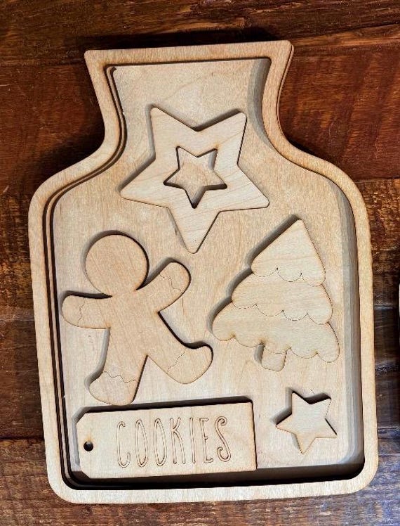 DIY Wood Cookie Jar UNPAINTED