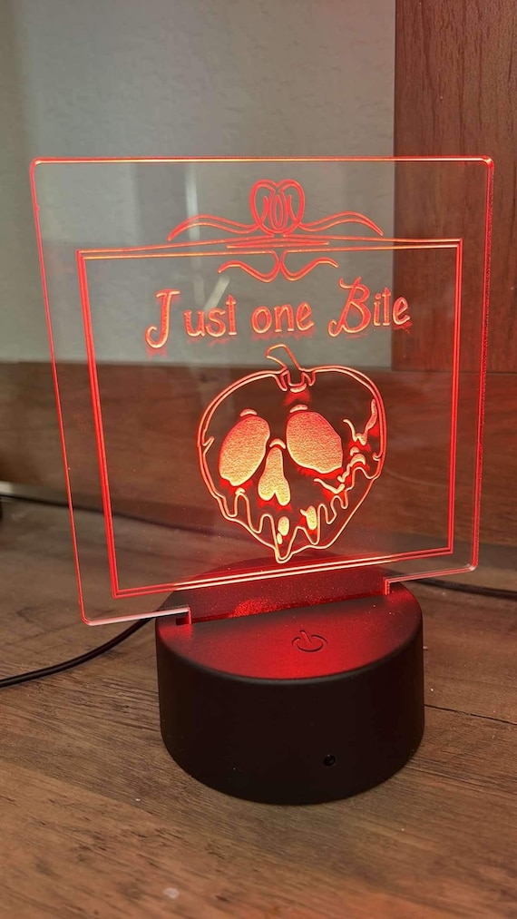 Poisoned Apple Just one Bite Desk Light