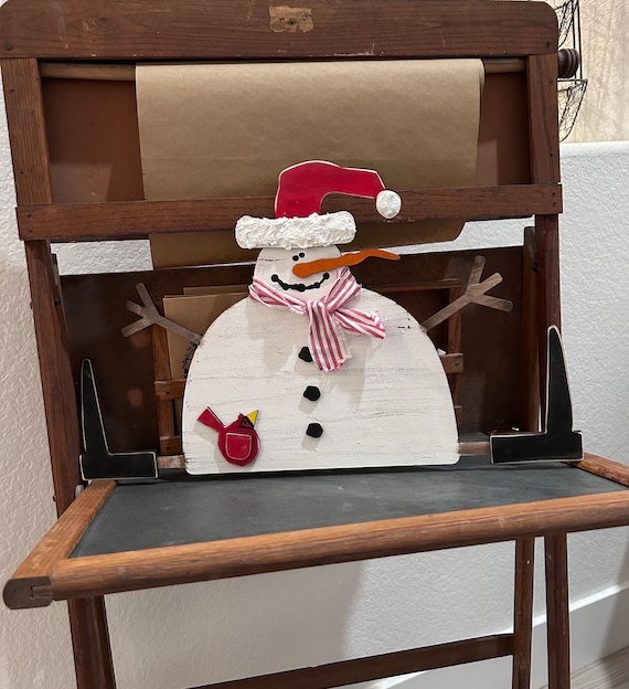 LARGE Primitive Snowman Unpainted Kit