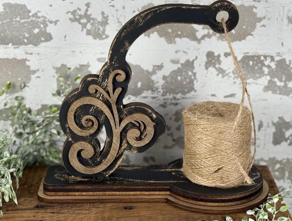 Twine holder UNPAINTED / Unassembled DIY Kit (blank)