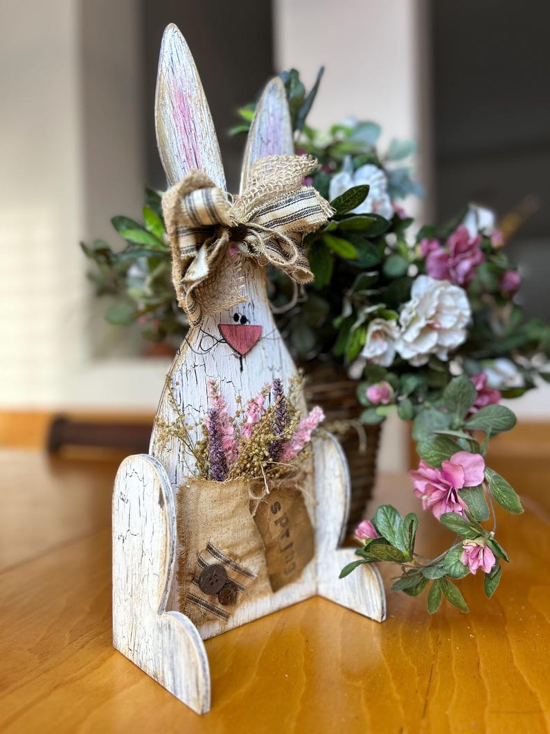 Hopping Bunny DIY (do It Yourself) Kit Unpainted/unassembled Wood ...