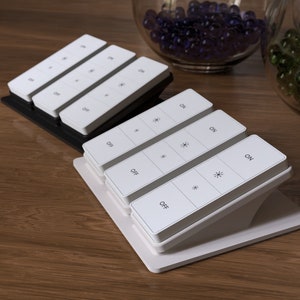 Triple Philips Hue (v1) Remote Control Pedestal/Stand/Holder/Mount