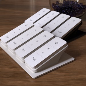 Quadruple Philips (v2) Hue Remote Pedestal/Stand/Holder/Mount