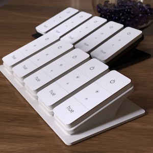 Quintuple Philips (v2) Hue Remote Pedestal/Stand/Holder/Mount
