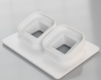 Double IKEA Tradfri Remote Control Pedestal/Stand/Holder/Mount