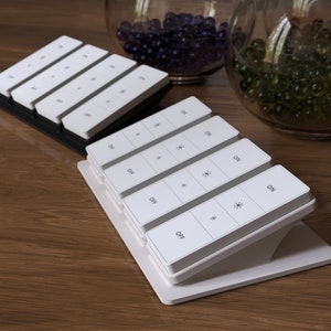 Quadruple Philips Hue (v1) Remote Control Pedestal/Stand/Holder/Mount