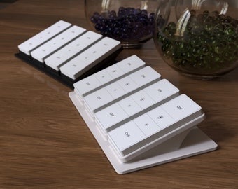 Quadruple Philips Hue (v1) Remote Control Pedestal/Stand/Holder/Mount