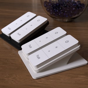 Double Philips Hue (v2) Remote Control Pedestal/Stand/Holder/Mount