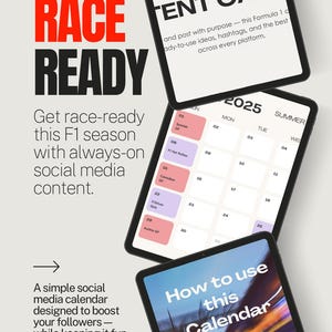 Formula 1 July Content Calendar 2025 – F1 Digital Download for Fans & Creators