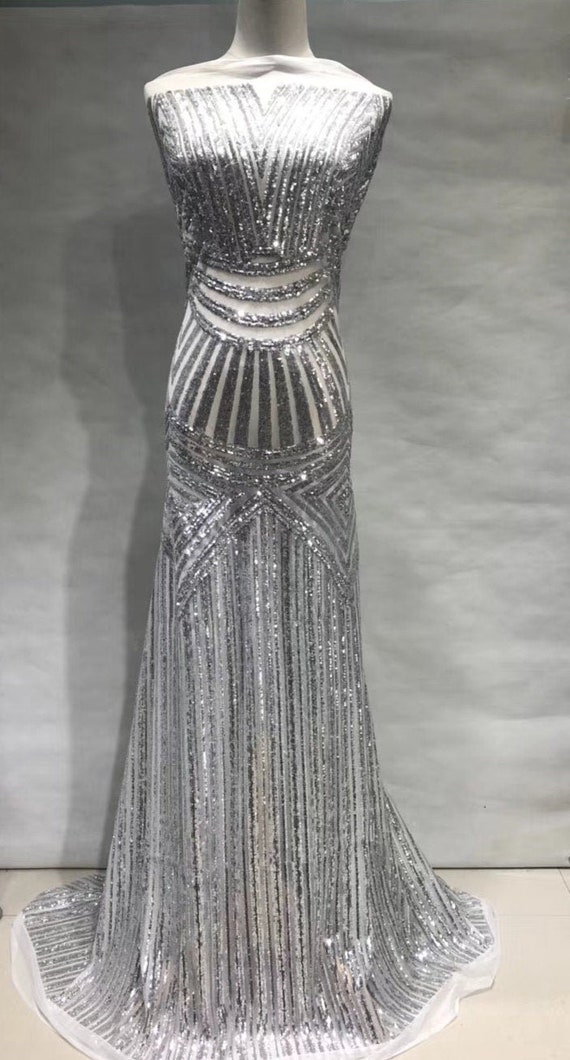 knee length dresses for ladies Jovani 06068: Alluring Geometric Sequin Mesh Prom Dress main image 1