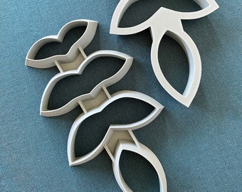 Verdure Polymer Clay Cutter | MMC Original Style | 3D Printed Leaf Earring