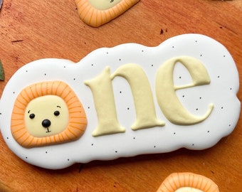 Lion Royal Icing Bügelbilder (3 Größen) - DIGITAL DOWNLOAD