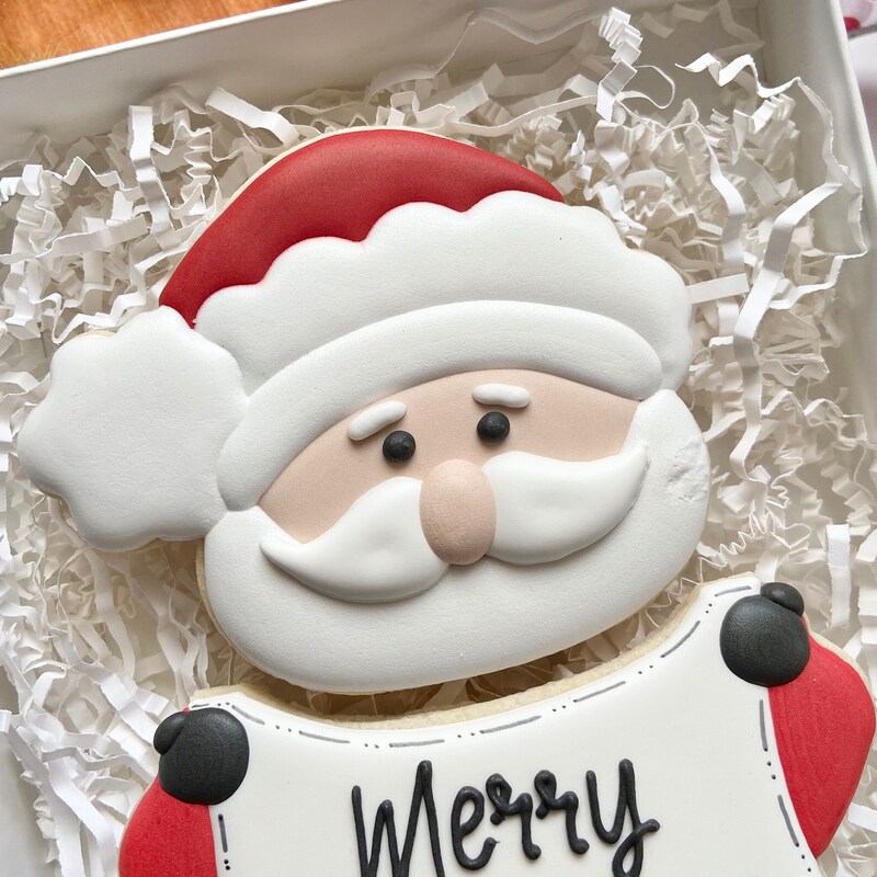 Santa Mustache Template Etsy