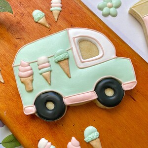 Frozen Treats Royal Icing Transferbögen (3 Designs - je 2 Größen) - DIGITAL DOWNLOAD