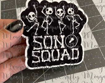 Sono Squad Glossy Sticker, ultrasound, sonographer, ultrasound tech, rad tech, radiologic Technologist, radiology