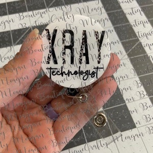 Xray Technologist Badge Reel, Xray tech, fluoro, radiology, radiologic Technologist, rad tech, cheetah