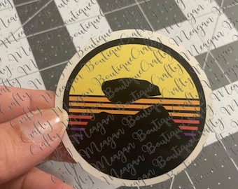Sunrise Glossy Sticker or Magnet, knee Xray, rad tech, radiologic Technologist, Xray tech
