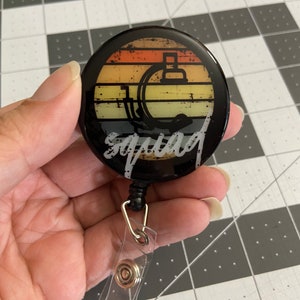 C-Arm Squad Badge Reel, rad tech, or tech, radiologic technologist, radiology, interventional, ir tech