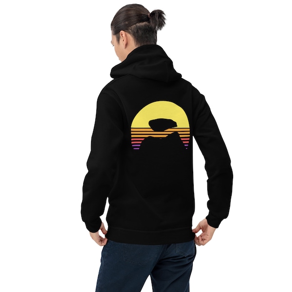 Sunrise Hoodie Sweatshirt, *design only on back for this listing*, rad tech, radiologic technologist, radiology, xray tech, knee xray