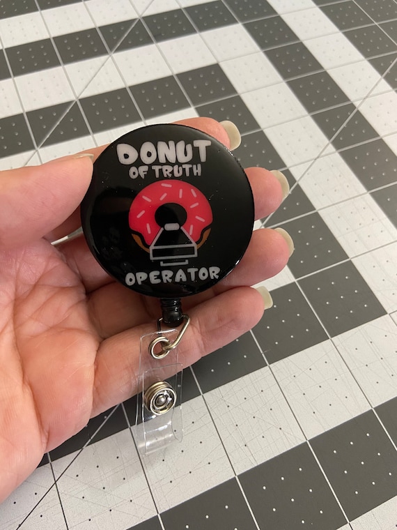 Donut of Truth Operator Badge Reel, Ct Tech, Mri Tech, Radiologic  Technologist, Can Scan, Radiology 