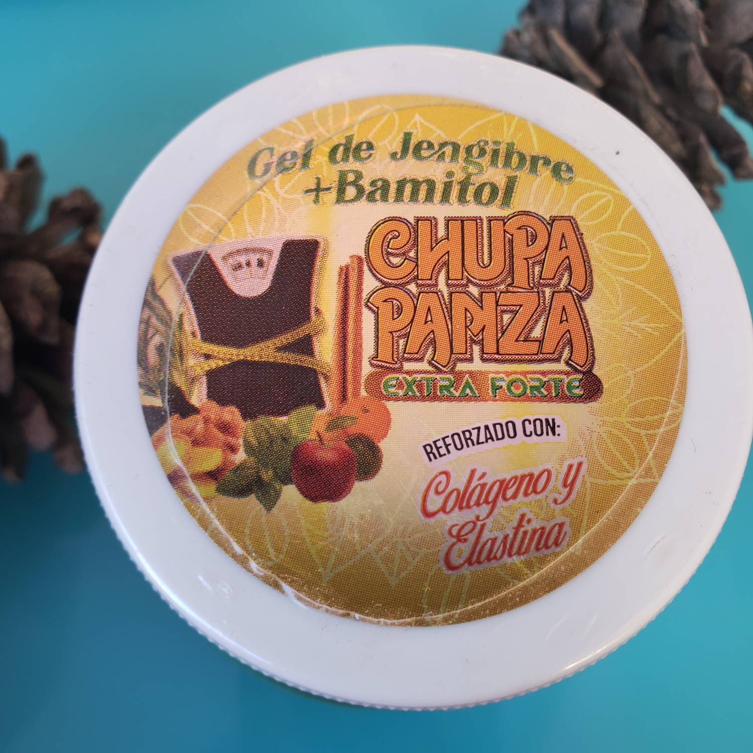 Te Chupa Panza, Tea Based on Ginger Root, Pineapple, Flaxseed & Cinnamon -   Israel