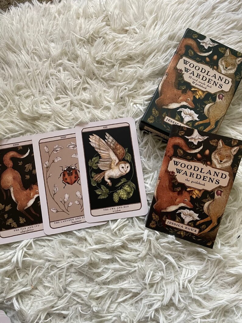 Woodland Wardens Tarot A 52card Oracle Deck & Guidebook Etsy