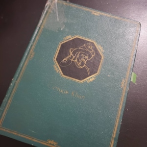 Genghis khan Book Rafael Ballester 1973 Spanish, Used in Regular Vintage Conditions