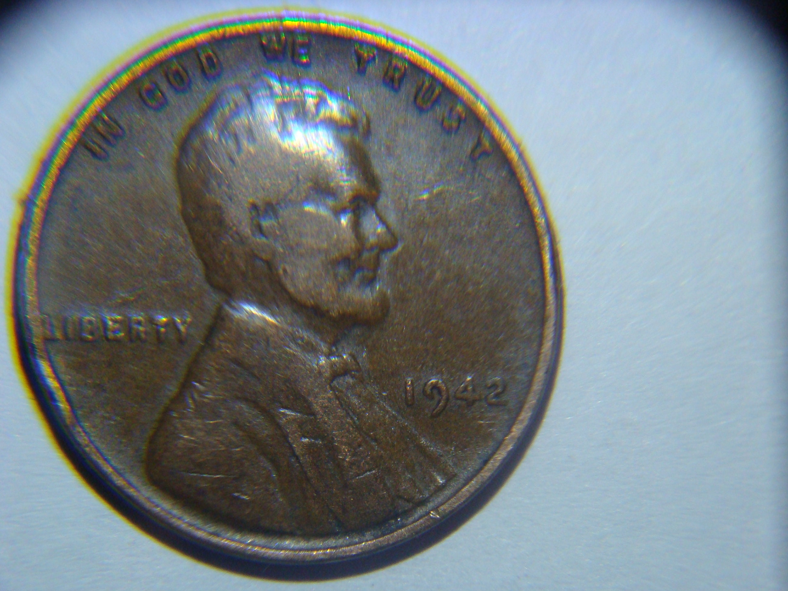 Vintage 1942 Lincoln copper penny nice condition Etsy