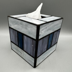 Reflections Stained Glass Tissue Box Cover image 6