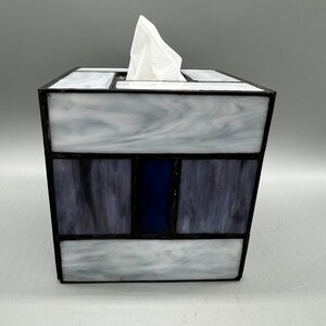 Reflections Stained Glass Tissue Box Cover image 4