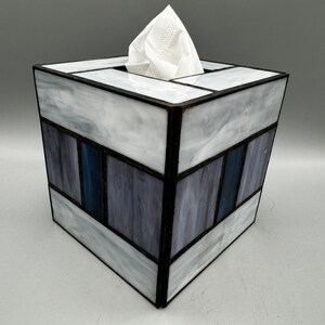 Reflections Stained Glass Tissue Box Cover image 5