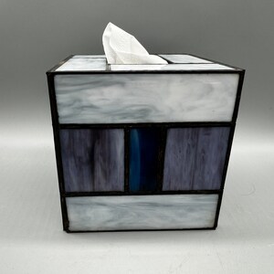 Reflections Stained Glass Tissue Box Cover image 2
