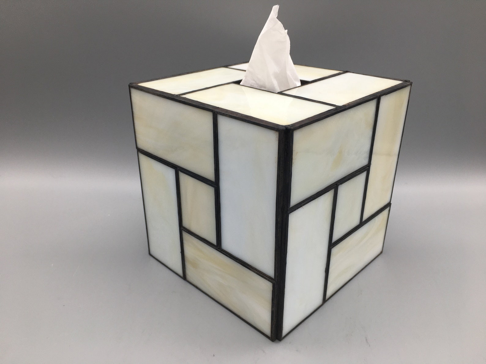 Washi Stained Glass Tissue Box Cover Etsy