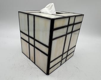 Kumiko - Handgefertigter Tüllenbox Deckel aus Glas