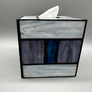 Reflections Stained Glass Tissue Box Cover image 8