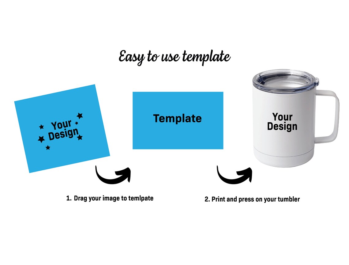 10oz Tumbler Template, Tumbler Full Wrap Template, Tumbler Template