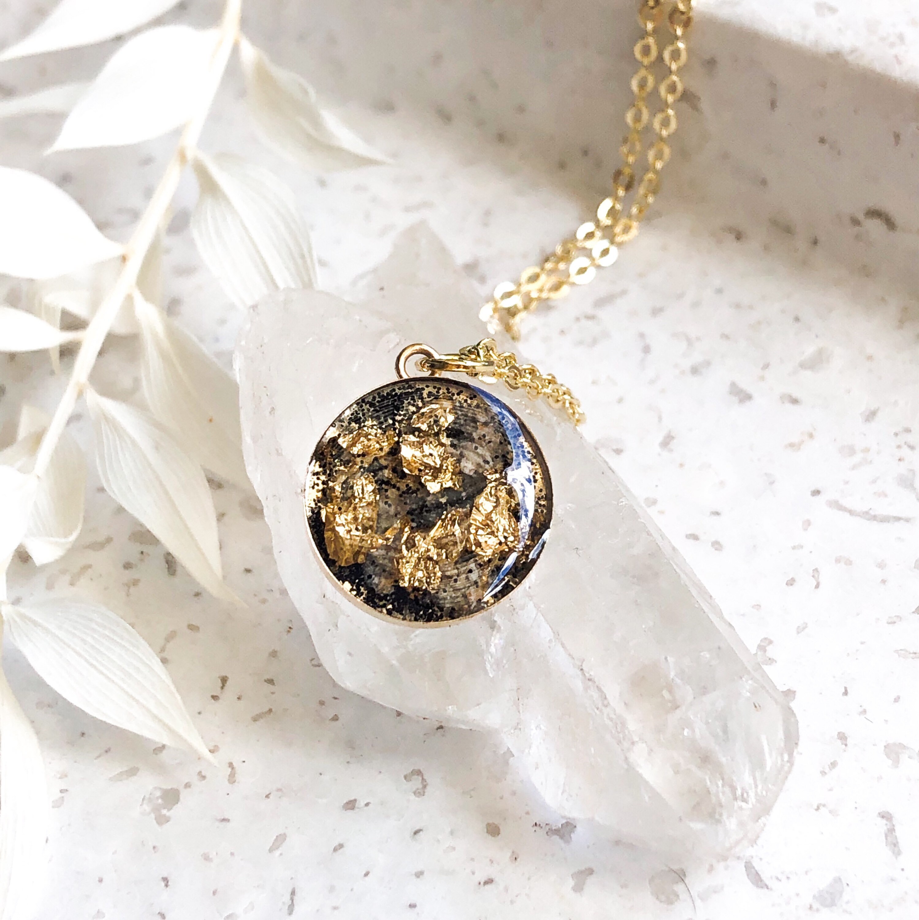 Aurum Gold Pendant keepsake jewellery memorial jewellery Etsy