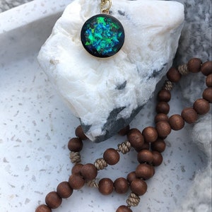 Deep Ocean urn memorial Pendant Keepsake, memorial jewellery, keepsake pendant, ashes jewellery, urn necklace, keepsake gift image 7