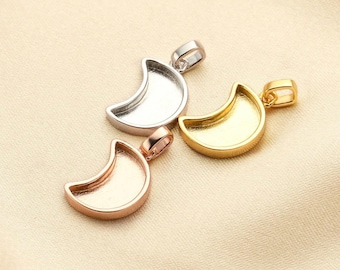 Custom Lim Breastmilk Keepsake Pendant Moon, DNA Jewellery custom made to order