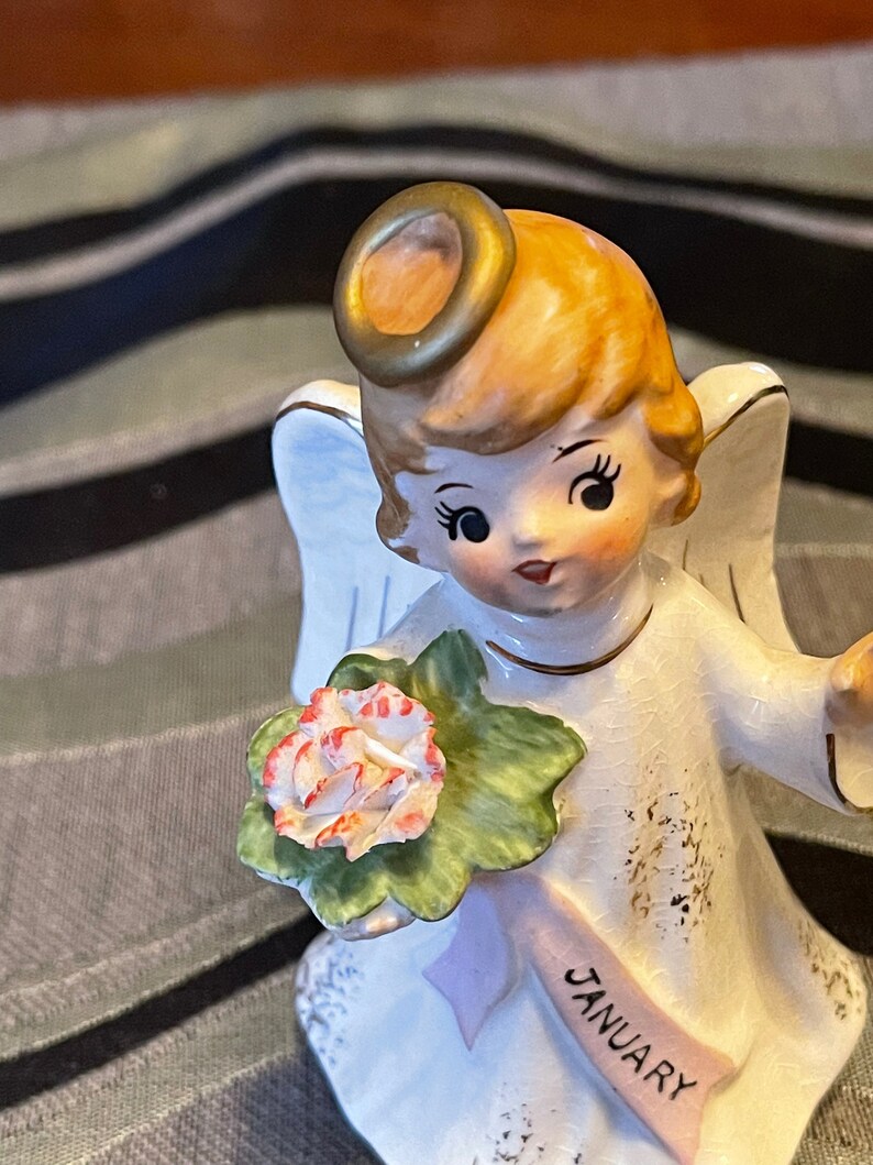 Lefton January Angel – Kitsch Figurine for Your Collection or a Gift ...