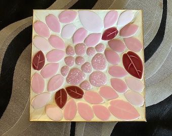 Mosaic Tile Trinket Dish From 1960s - Mid Century Kitsch